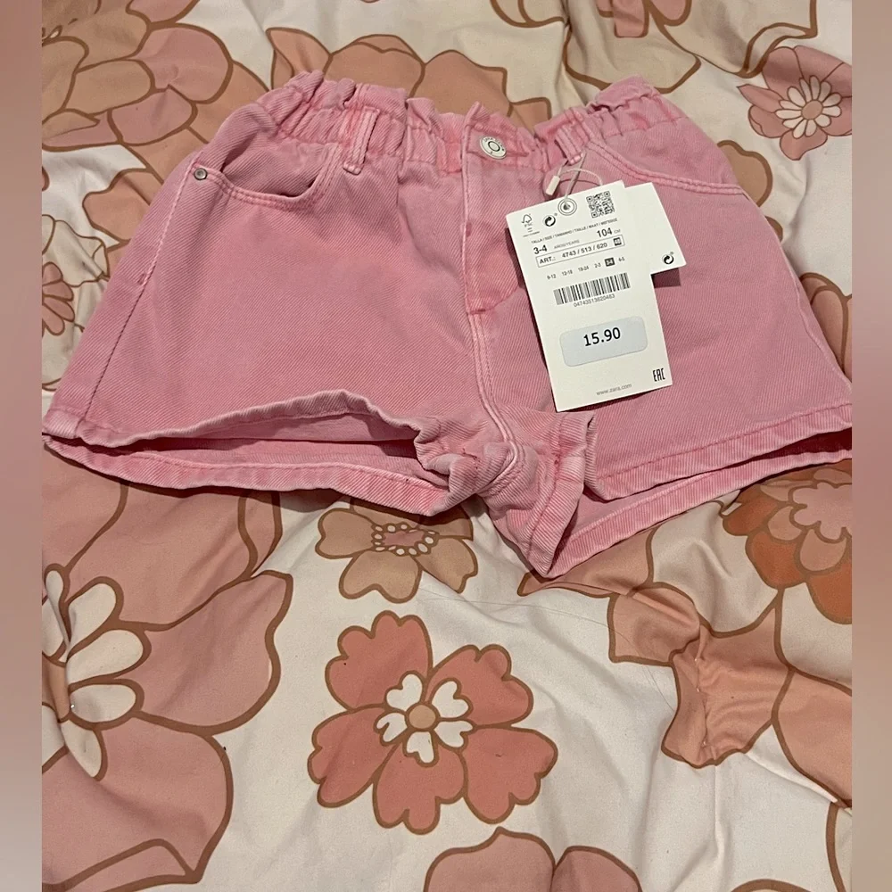 (NWT) zara garment dye shorts - Picture 2 of 5
